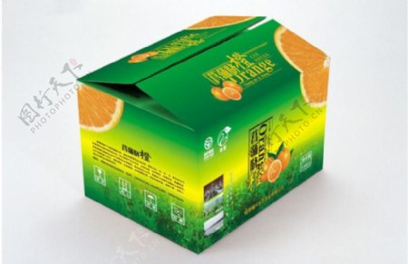 菖蒲脐橙包装平面图图片模板下载