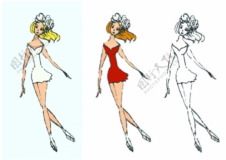 3款性感女装设计图