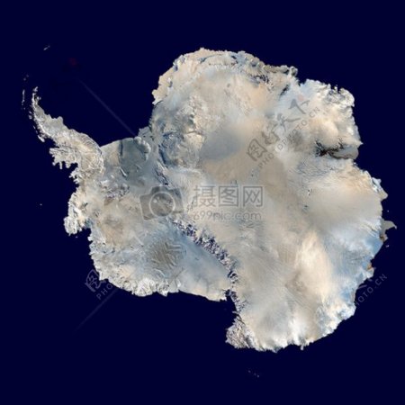 南极卫星图像