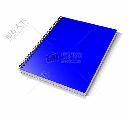 深蓝色的笔记本