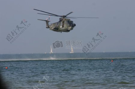 海上执勤直升机
