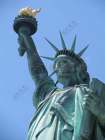 纽约城的自由女神像