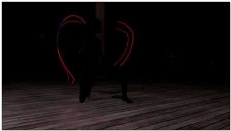 红色光线舞者DJ动态背景视频素材