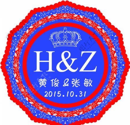 HZ红蓝logo
