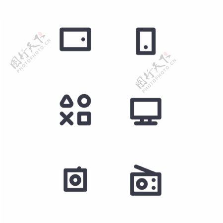 数码产品icon图标素材