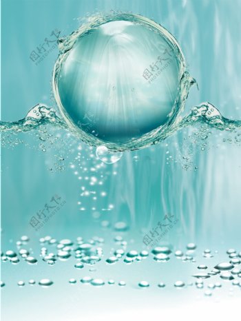 水水珠素材水纹图片