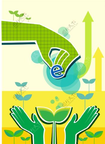 清洁能源环保宣传海报图片