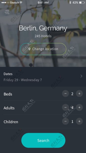 旅游app界面样式设计