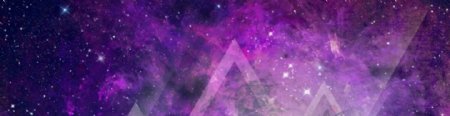 紫色光斑banner背景