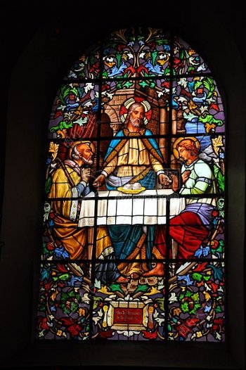 教堂里的彩色玻璃