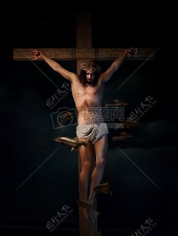 十字架上的耶稣