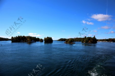 加拿大加东千岛群岛之千岛湖风景