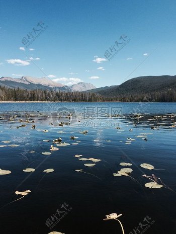 自然水山湖科罗拉多州