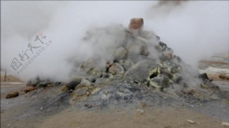 火山视频素材设计