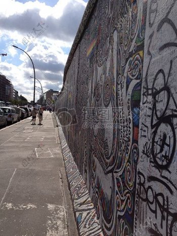 东西德柏林墙