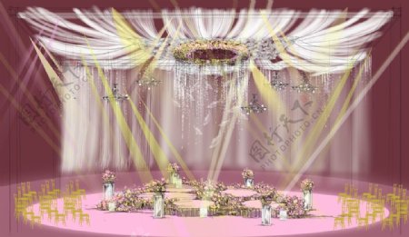 舞台婚礼仪式区