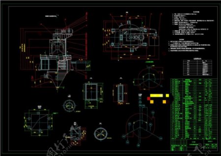 分级机设计CAD机械图纸