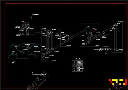 输煤系统CAD机械图纸