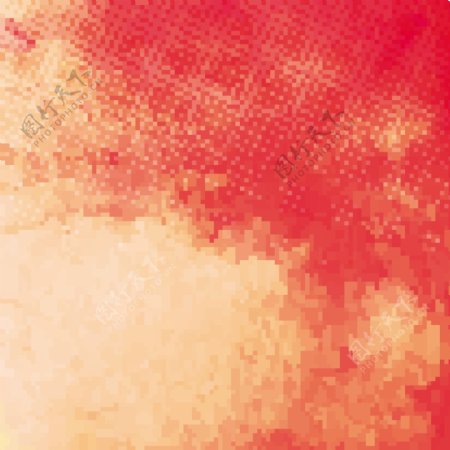 抽象背景红色水彩纹理