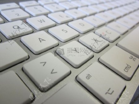 白色按键的键盘