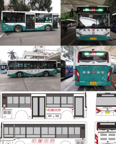 珠海公交车车型图B