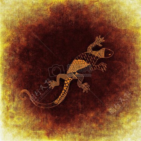 蜥蜴爬行动物抽象背景滑稽纹理