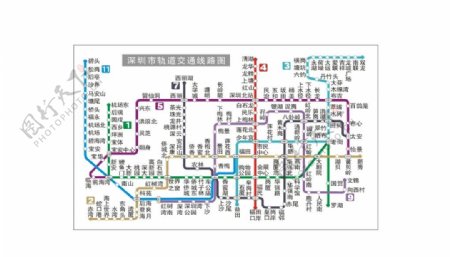深圳2016最新地铁线路图