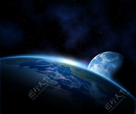 地球表面星球图片