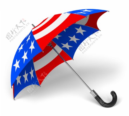 美国国旗图案雨伞