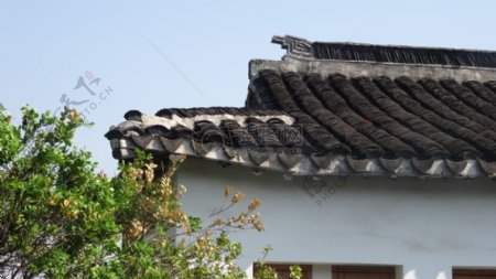 苏州园林的建筑的屋顶