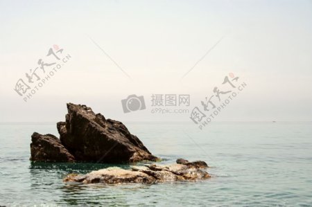 海洋天空阳光水岩石石头ocea