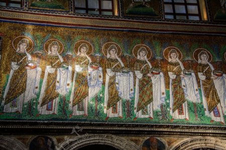 马赛克教会墙图像拜占庭艺术艺术品