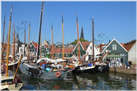 荷兰海边小镇