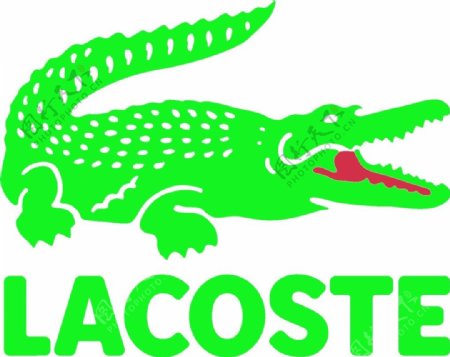 绿色鳄鱼logo素材矢量图