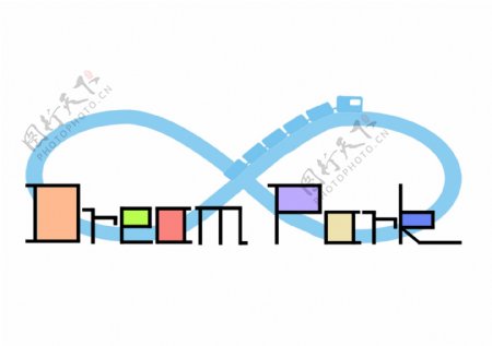 梦幻乐园游乐园标志logo设计