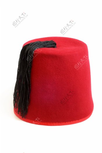 红色帽子图片