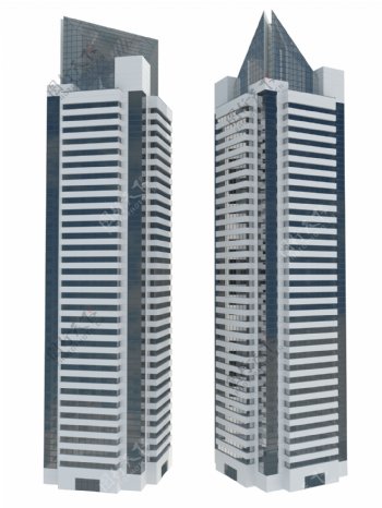 高层的建筑模型图片