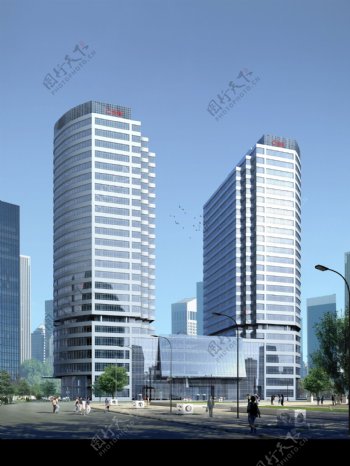 CSB办公楼建筑设计模型方案MAX0002