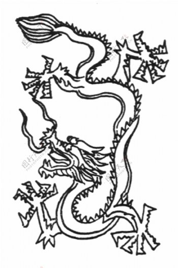 龙纹图案吉祥图案中国传统图案420