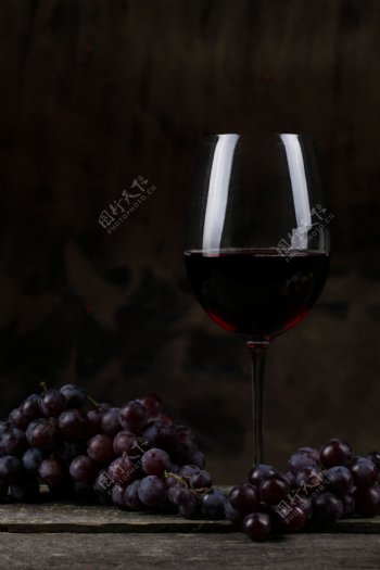 葡萄与红酒图片图片