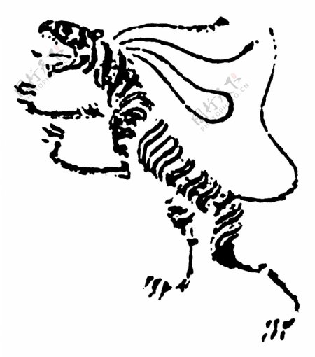 动物图案中国传统图案秦汉时期图案087