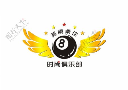 桌球俱乐部logo