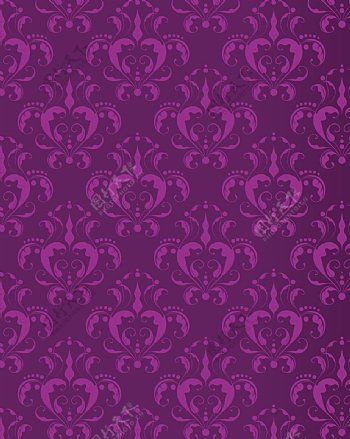 紫色花纹底图图片
