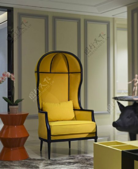 室内艺术客厅座椅装饰效果设计