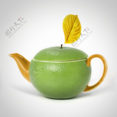 创意柠檬茶壶图片