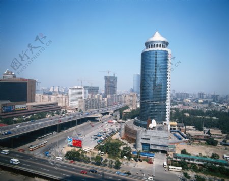 现代都市高楼摄影图片