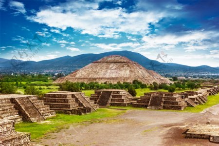 墨西哥金字塔风景图片