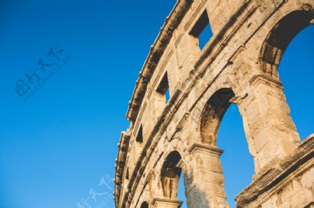 复古古罗马建筑图片