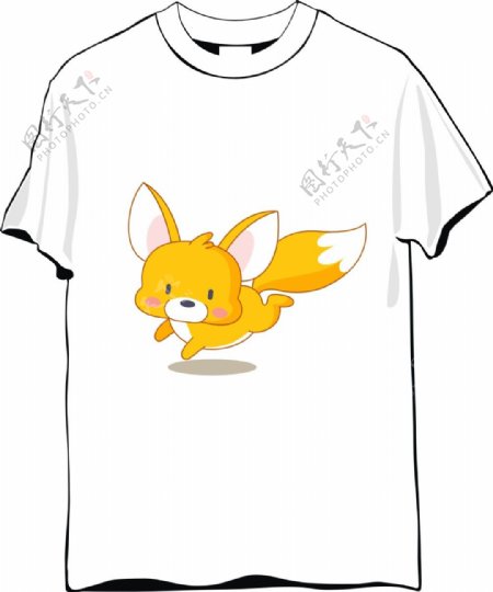 狐狸纪念T恤设计