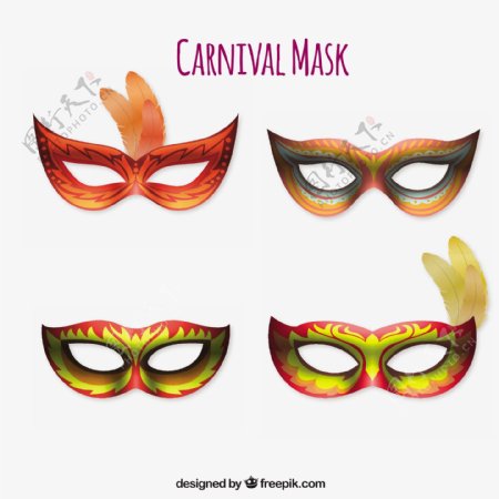 狂欢节的四个面具
